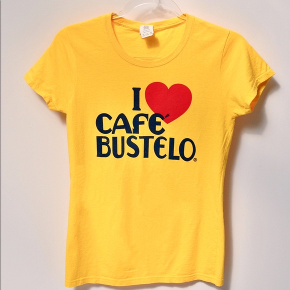 I Love Cafe Bustelo Vintage Shirt S